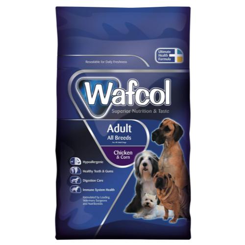 Wafcol Adult Chicken & Corn Dry Dog Food - 2.5kg